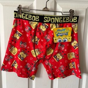 🆕 SpongeBob SquarePants Men’s Boxer Briefs Size Medium